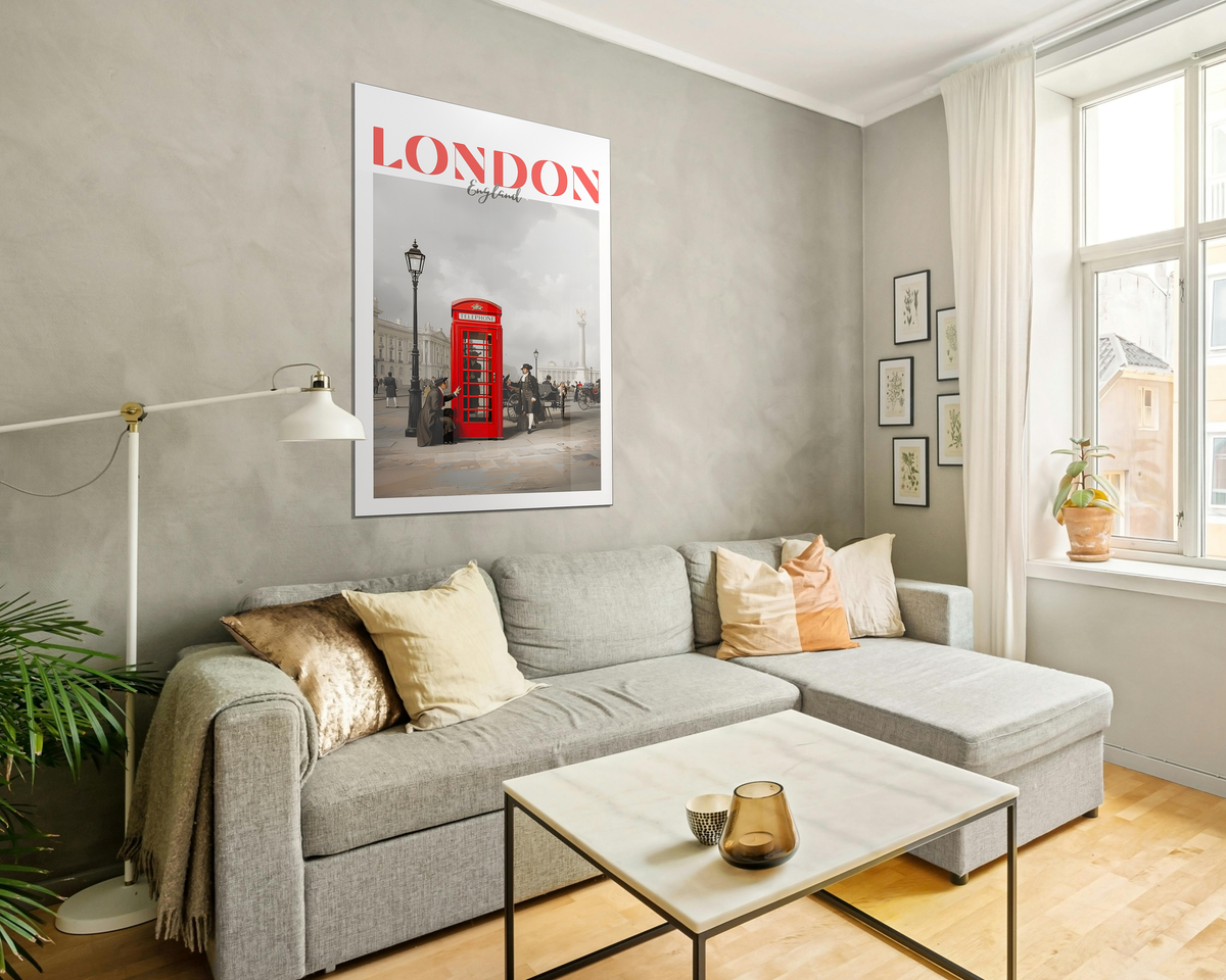 London(İngiltere) Cam Tablo