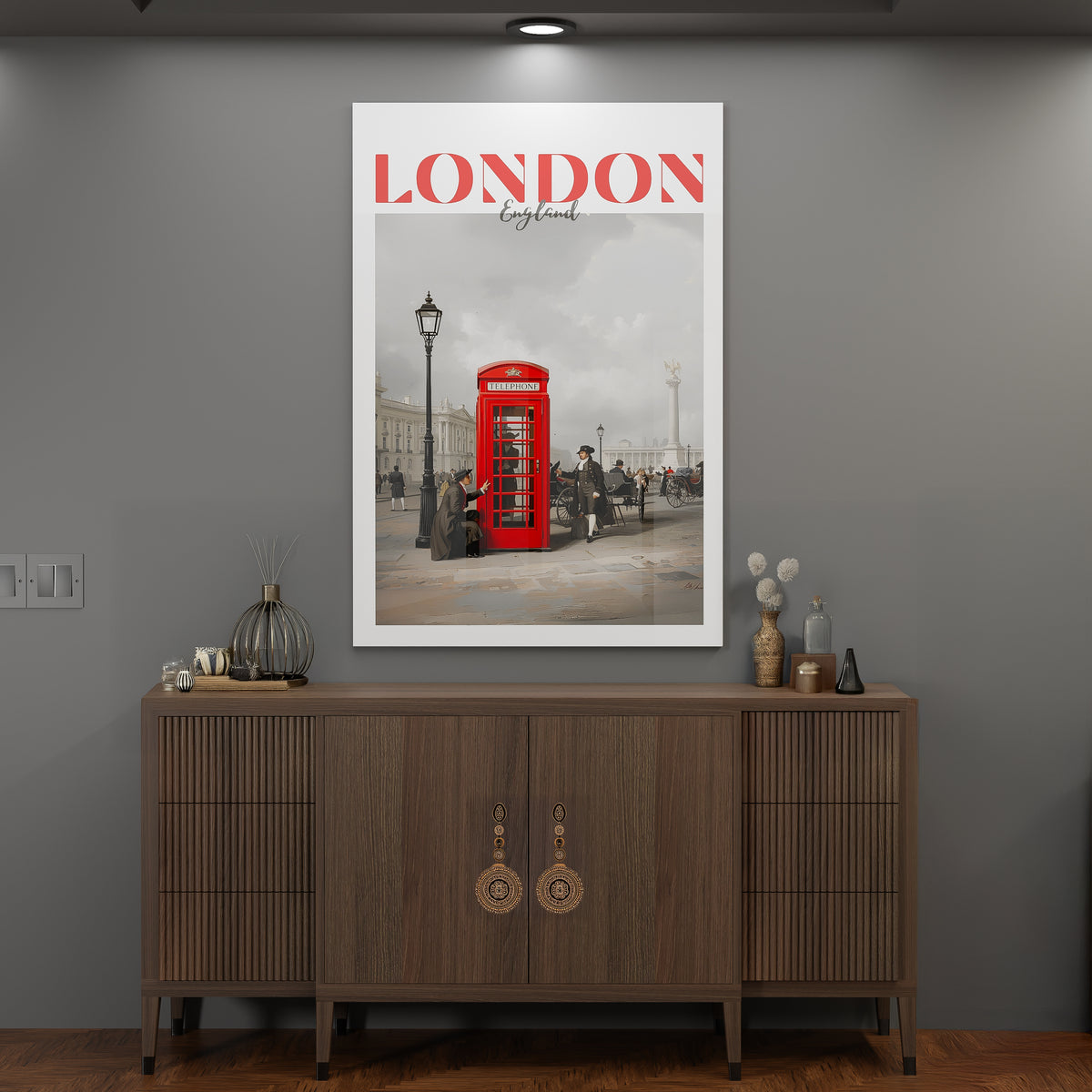 London(İngiltere) Cam Tablo