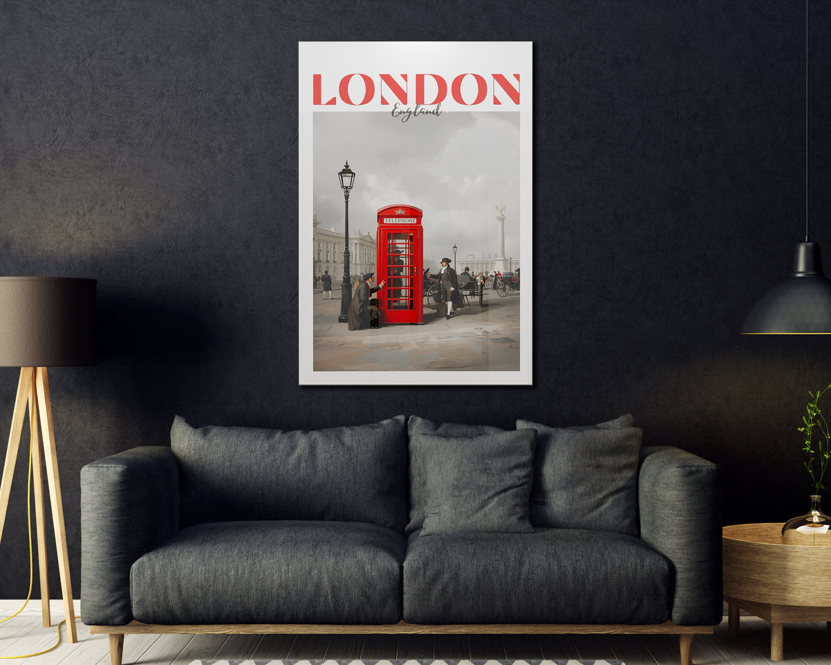 London(İngiltere) Cam Tablo